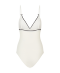 Olivia One-Piece - Creme Noir - align swim