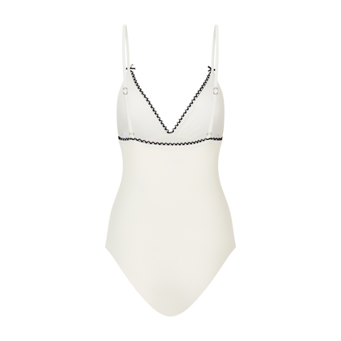 Olivia One-Piece - Creme Noir - align swim