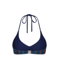 Margot Halter Top - Marine Plaid - Align Swim