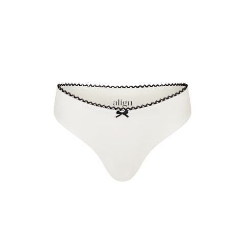 Nessa Bottom - Creme Noir - align swim