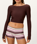 Bryn Long Sleeve Top - Azure - Align Swim