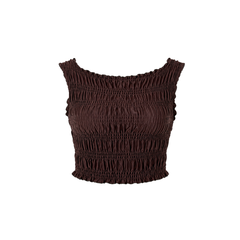 June Ruched Tankini - Sable - Align Swim
