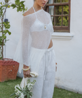 Veil Knit Top - Ivory - Align Swim