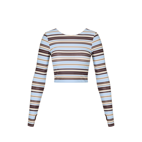 Bryn Long Sleeve Top - Azure - Align Swim