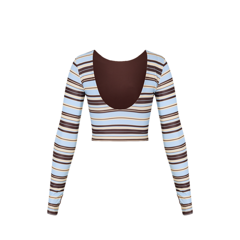 Bryn Long Sleeve Top - Azure - Align Swim