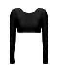 Maeve Long Sleeve Top - Ebony - align swim