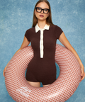 Bonnie Terry Swim Romper - Sunday Brown - Align Swim