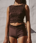 June Ruched Tankini - Sable *Instock & Preorder* - Align Swim