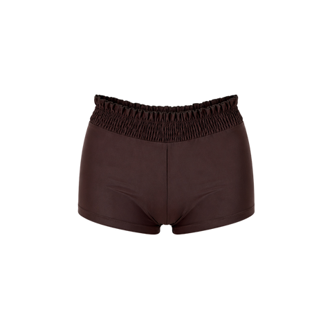 Juno Ruched Shorts - Sable - Align Swim