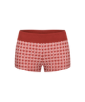 Frankie Swim Shorts - Vintage Red Plaid - Align Swim