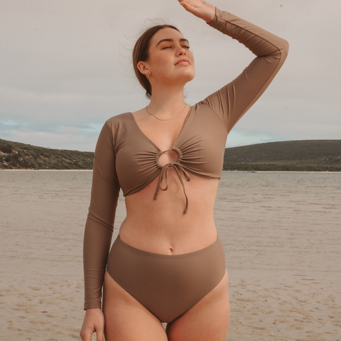 Ava Bottom - Truffle - align swim