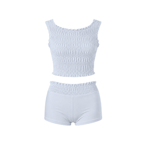 June Ruched Tankini - Bluebell *Preorder* - Align Swim