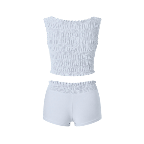 June Ruched Tankini - Bluebell *Preorder* - Align Swim