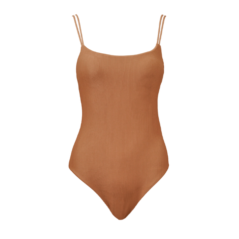 Riley One-Piece - Latte - align swim