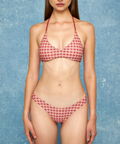Margot Halter Top - Vintage Red Plaid - Align Swim