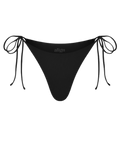 Nora Tie Bottom - Ebony - align swim