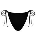 Nora Tie Bottom - Ebony - align swim