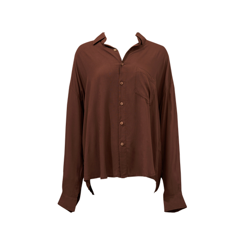 Bailey Shirt - Espresso - align swim