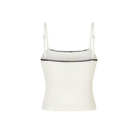 Delilah Top - Creme Noir - align swim