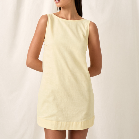 Mira Dress - Buttermilk - Align Swim