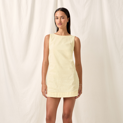 Mira Dress - Buttermilk - Align Swim