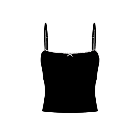 Delilah Top - Ebony Veil - align swim