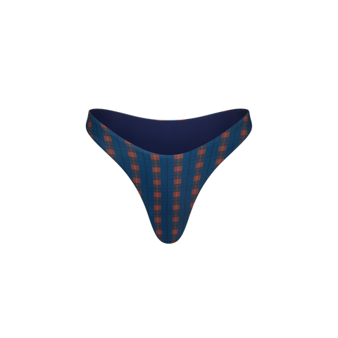Dixie Bottom - Marine Plaid - Align Swim