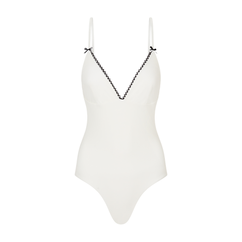 Olivia One-Piece - Creme Noir - align swim