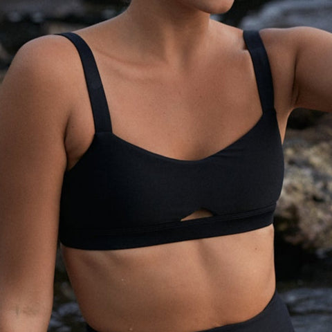 Camila Top - Ebony - align swim