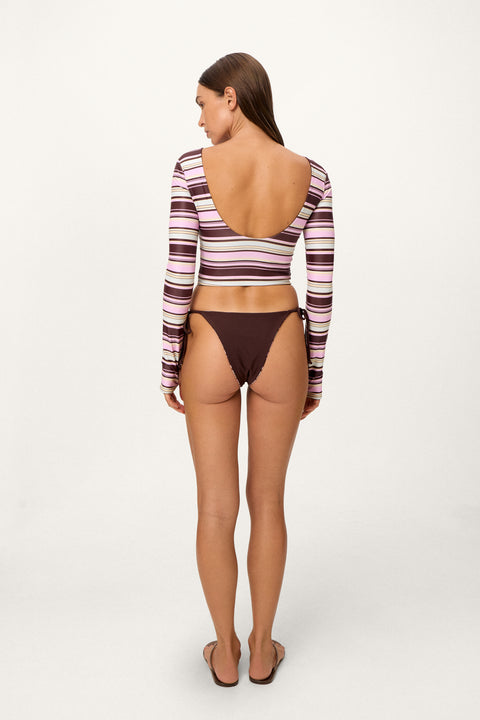 Indy Tie Side Bottom - Azure - Align Swim