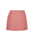 Josie Wrap Swim Skirt - Vintage Red Plaid - Align Swim
