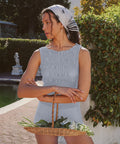 June Ruched Tankini - Bluebell *Preorder* - Align Swim