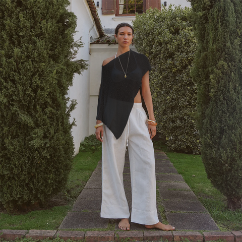 Veil Knit Top - Black *NEW* - Align Swim