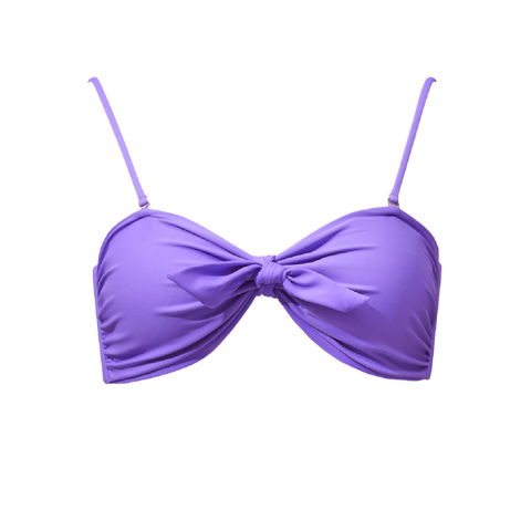 Hallie Bandeau Top - Ultraviolet - align swim