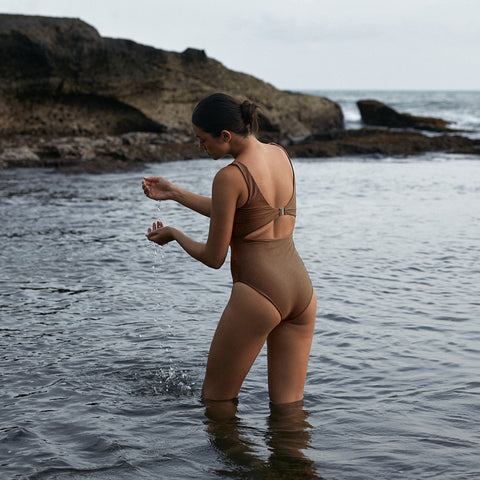 Sofia One-Piece - Truffle *NEW* - Align Swim