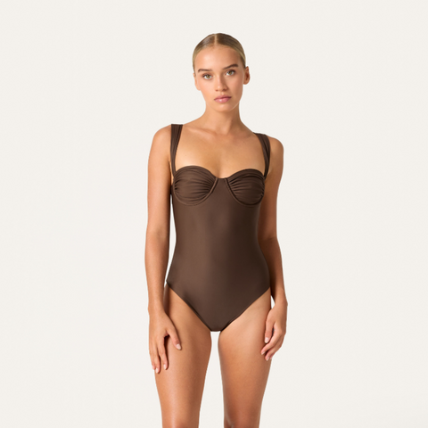 Celestine One-Piece - Cedar - align swim