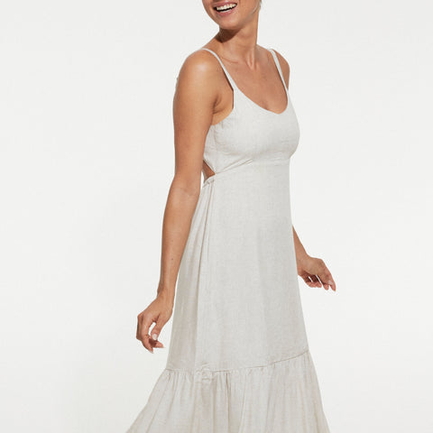 Enya Maxi Dress - Oat - align swim