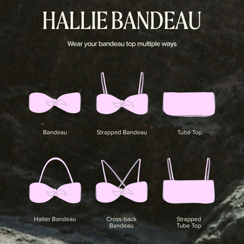 Hallie Bandeau Top - Dreamland - align swim